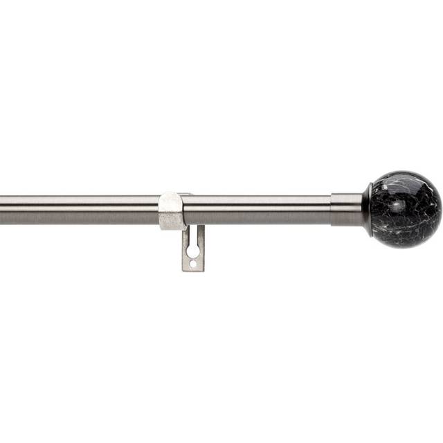 Gardinstång Kirsch Moon Set 120-210Cm Matt Stål