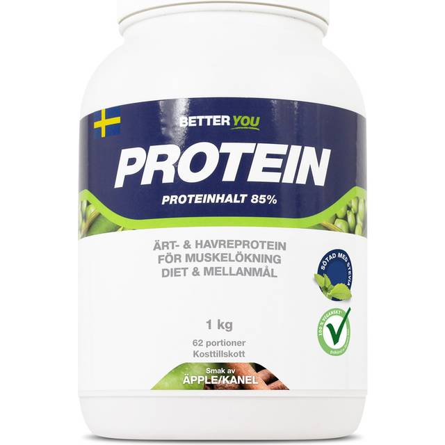 Better You Ärt och havreprotein Äpple Kanel 1000 g