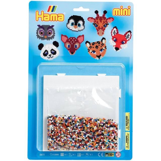 Hama Mini Blisterpack 5611 Djurhuvuden
