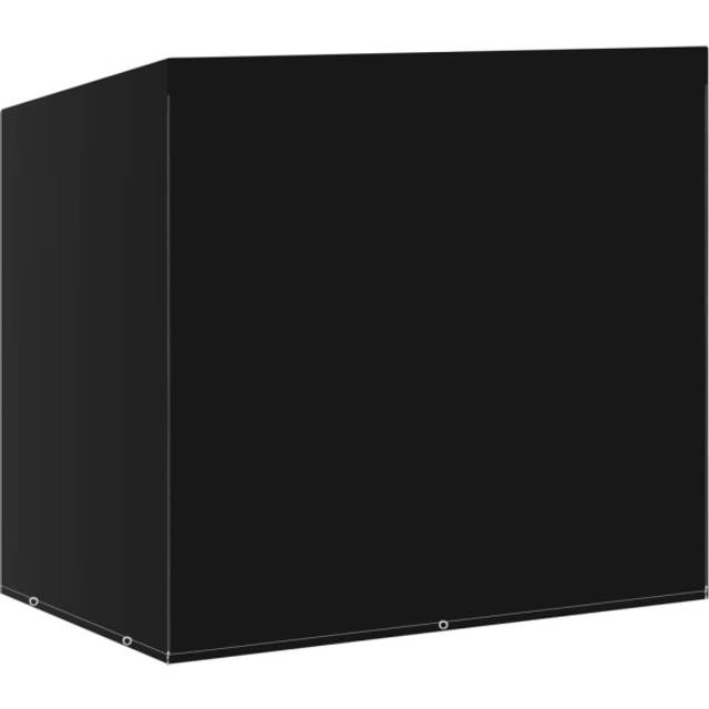 vidaXL Swing Bench Cover 6 Eyelets 135x105x175 cm - Black