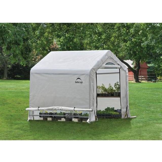 Rowlinson Shelterlogic Greenhouse in a Box 6x6 - White (70.86cm H X 70.86cm W X 70.86cm D)