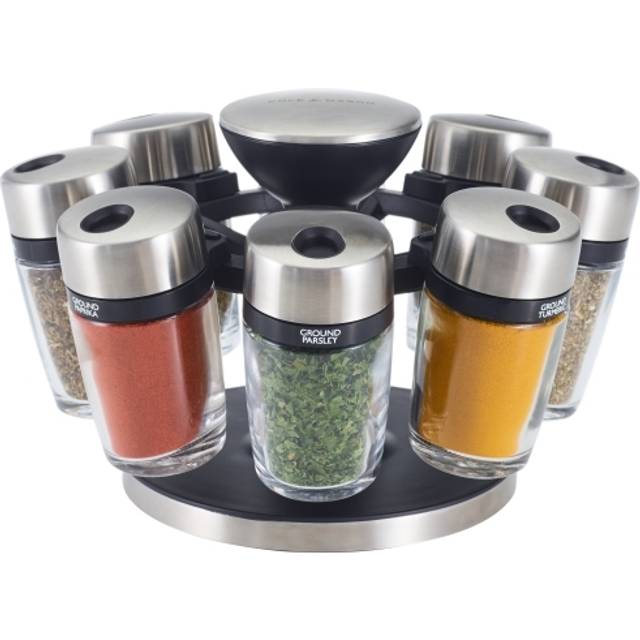 Cambridge 8 Jar Herb & Spice Carousel - Cole&mason