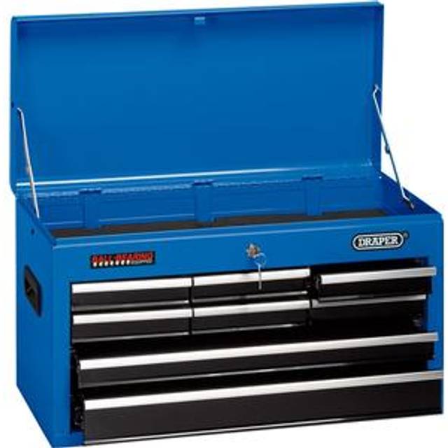 Draper Tool Chest, 8 Drawer, 26", Blue