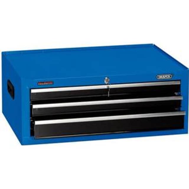 Draper Intermediate Tool Chest, 3 Drawer, 26", Blue