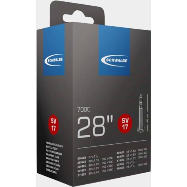 Schwalbe Bike Inner Tube, 700C X 28 - 45C (Sv17)