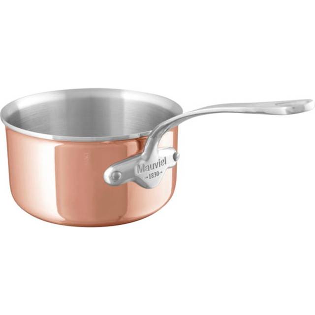 Mauviel M'6s Kastrull, koppar/stål, Ø 140 x 80 mm, 1100 ml