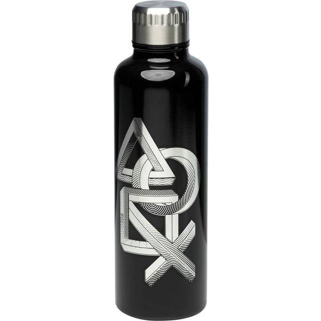 Play PlayStation Metal Water Bottle 480ml flaska (svart)