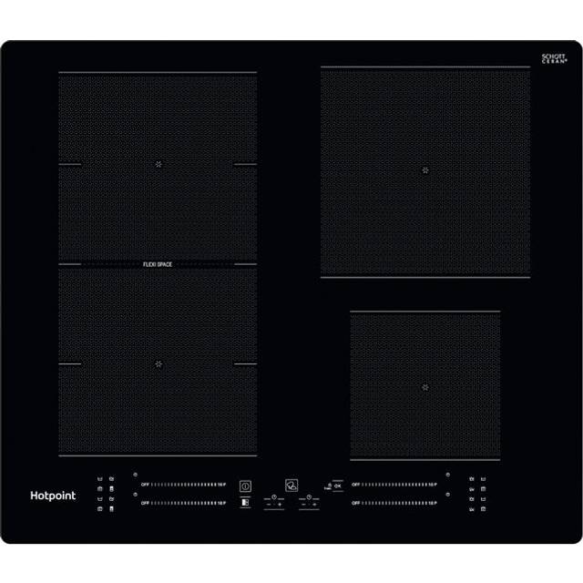 TS5760FNE Black 59cm 4 Zone Induction Hob - Black Glass