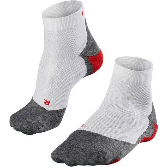 Falke RU5 Race Short Running Socks Men - White, Grey, Size 46-48 - white