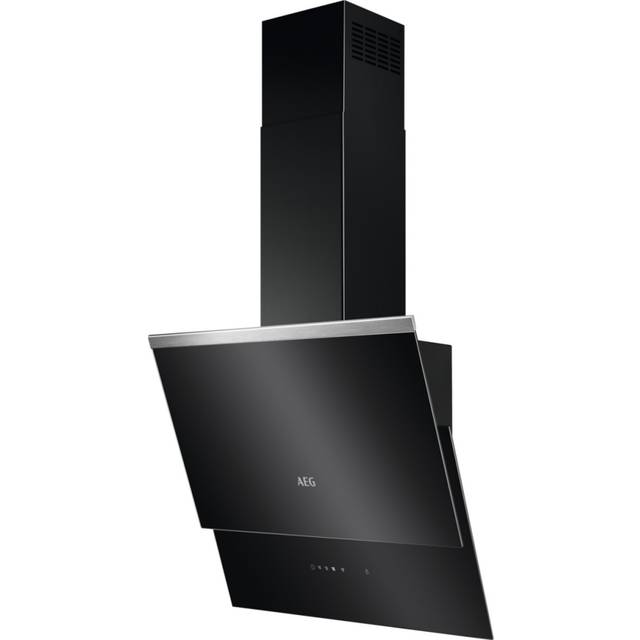 AEG DVB5560B 55cm Angled Chimney Cooker Hood - Black