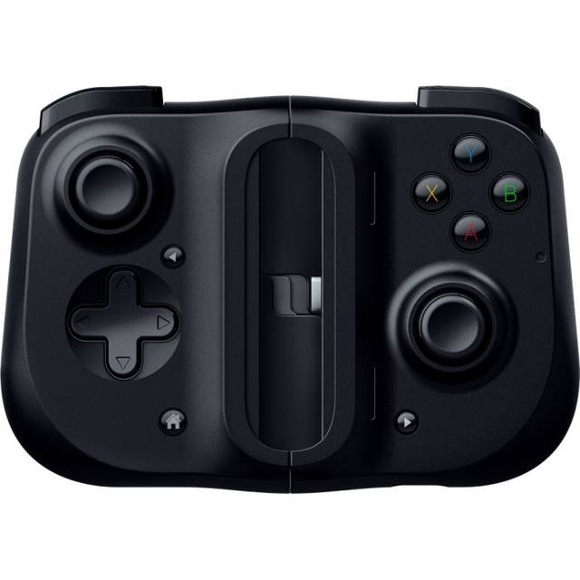 Razer Kishi for iPhone - Universalspelkontroll för iOS (Klickbara analoga tumspakar, Latensfritt Lightning-port, Passar de flesta iOS-enheterna, Ergonomisk design) Svart