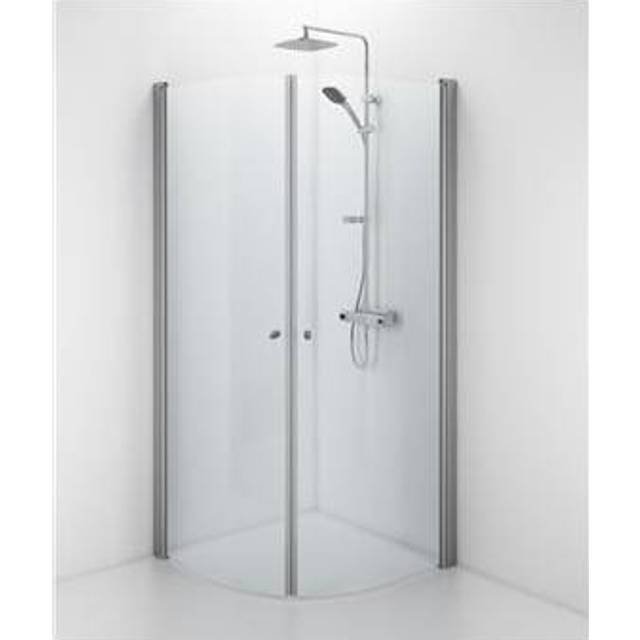 Duschhörn Ifö Space SBNK Bockad m Knopp, 80x80, 90x90 (90 x 90 cm)