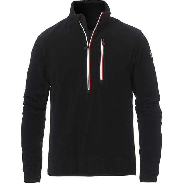 Moncler, Jacka, Herr, S, Stilfull Stickad Tröja för Trendiga Looks - black (S)