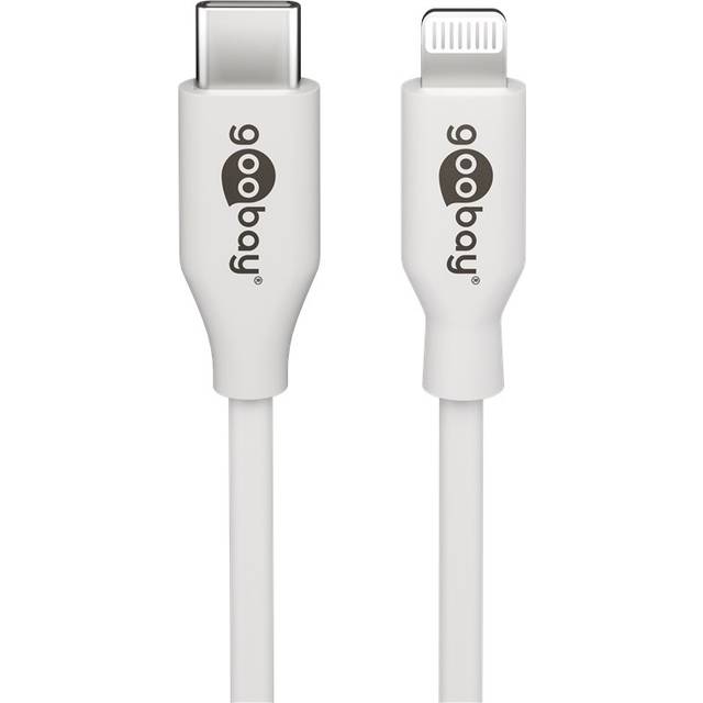 Maxlife MXUC-05 Power Direct USB-C till Lightningkabel 2,0 m 20W, Vit