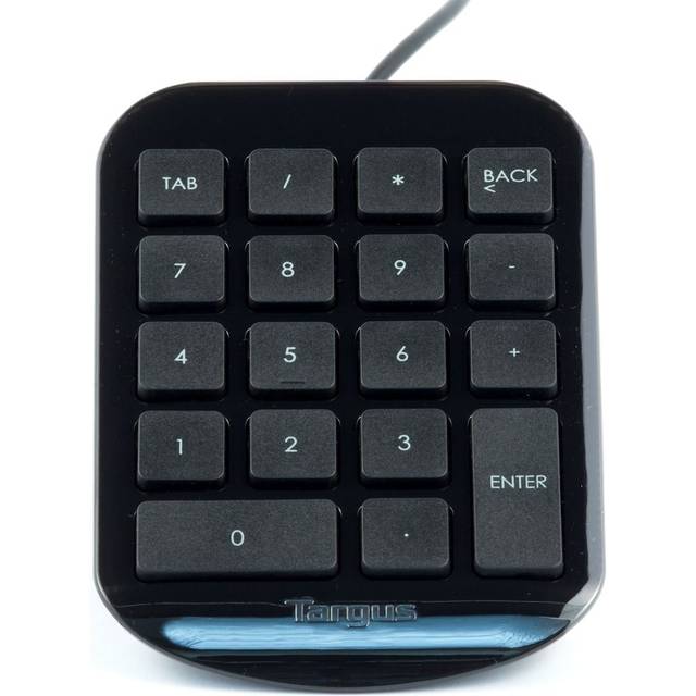 Targus USB Numeric Keypad / Number Pad for PC & MAC- Black - Peripheral