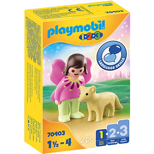 Playmobil 1.2.3 Fairy Friend With Fox