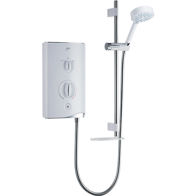 Mira Sport 7.5kW Chrome &amp; White Electric Shower 1.1746.001