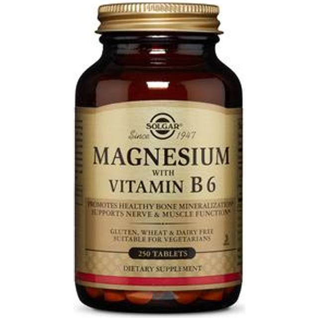 Solgar Magnesium with Vitamin B6 250 Tablets