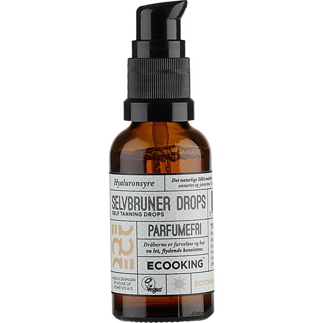 Ecooking Self Tanning Drops Fragrance Free 30ml - gavehylden.dk