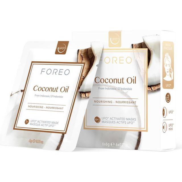 FOREO Coconut Oil UFO Face Mask, Pack of 6