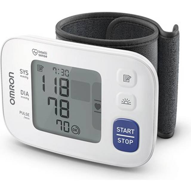 OMRON RS4 blodtrycksmätare för handled – kliniskt validerad blodtrycksmaskin med BP manschett (13,5-21,5 cm) – handled BP-monitor med oregelbunden hjärtslagsdetektion och positioneringssensor