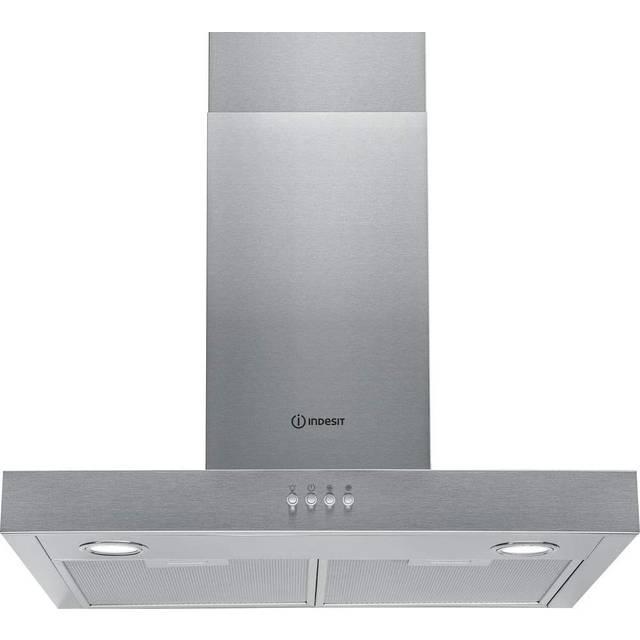 Indesit IHBS 6.5 LM X Chimney Cooker Hood - Stainless Steel