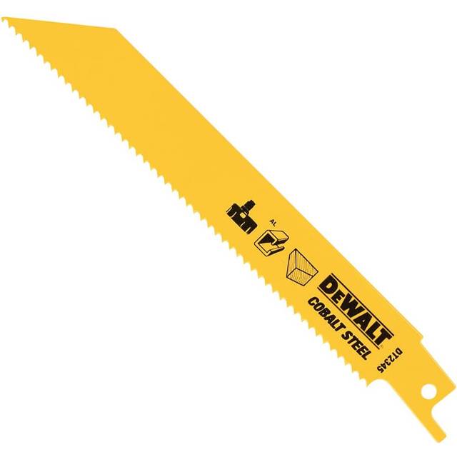 DeWalt DT2345-QZ Cobalt Steel Sabre Blade General Purpose 152mm Pack of 5