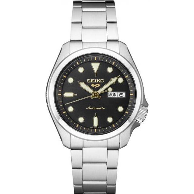 Seiko 5 Sports Black Dial Automatic SRPE57 SRPE57K1 SRPE57K 100M Men&#39;s Watch