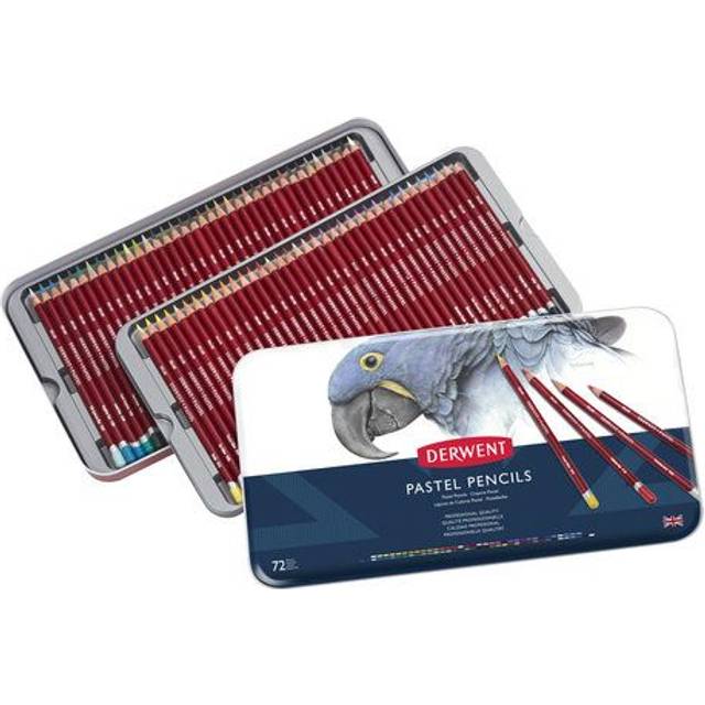 Derwent Artists Pastel Pencils 72 Colour Set Tin