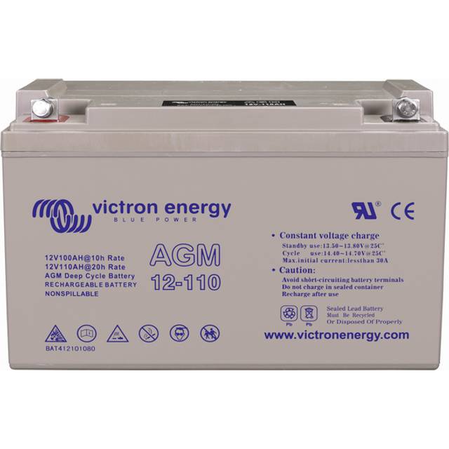 Victron Energy - AGM Batteri 12V/110 Ah CCA (SAE) 50