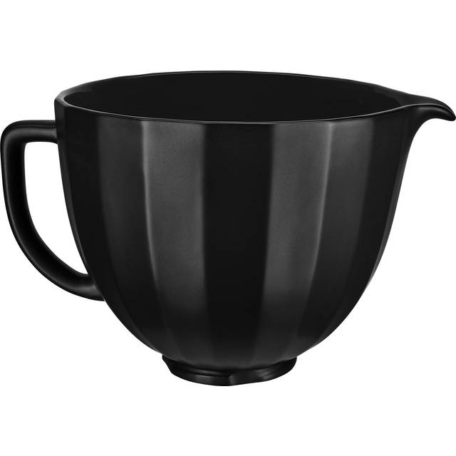 Kitchenaid ceramic 4.8l mixer bowl ceramic bowl black shell