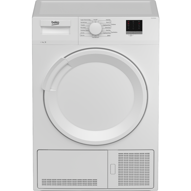 Beko DTLCE70051W 7Kg Condenser Tumble Dryer - White - B Rated