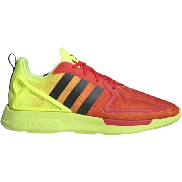 adidas ZX 2K Flux Shoes 'White' FW0473 - Red/Yellow/Black - 11.5