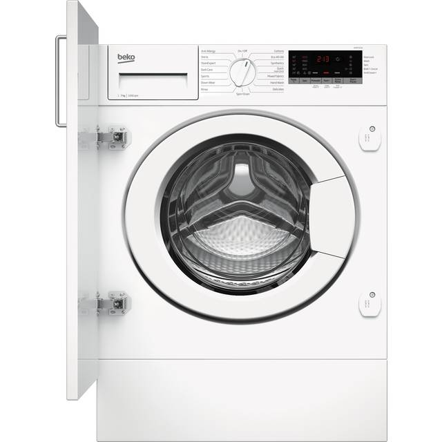 Beko WTIK72151F1 7kg 1400 Spin Integrated Washing Machine with Fast+ Function - White