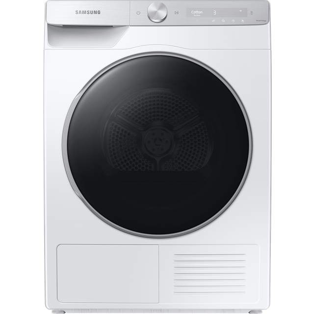 Samsung Series 9 AI Energy OptimalDry™ DV90T8240SH Wifi Connected 9Kg Heat Pump Tumble Dryer - White - A+++ Rated