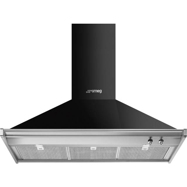 Smeg KD100HNE 100cm Black Wall-Mounted Opera Cooker Hood - Sale