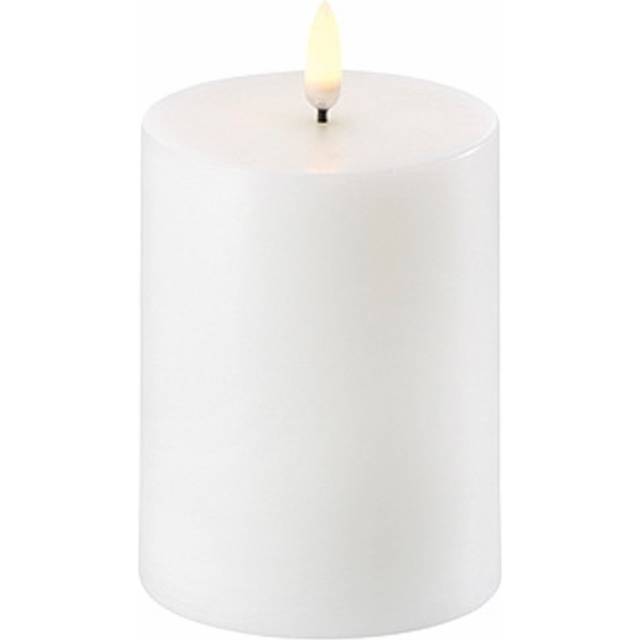 Uyuni Lighting Uyuni LED Block candle white Ø7.8 cm 10.1 cm