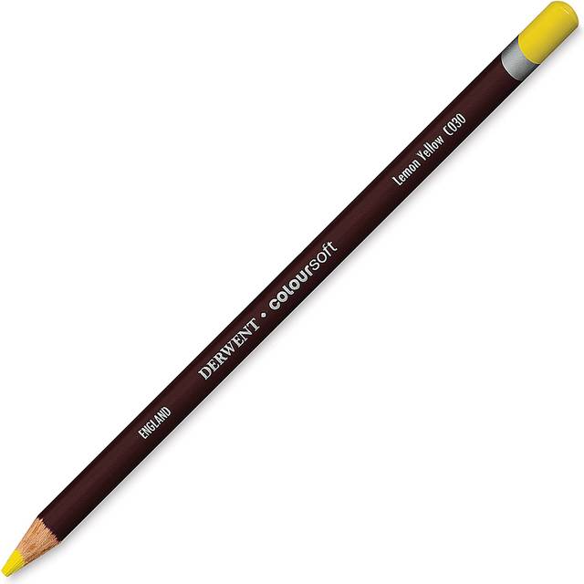 Derwent Coloursoft Pencil One Size Lemon Yellow