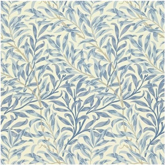 Morris & Co Willow Boughs Blue tapet