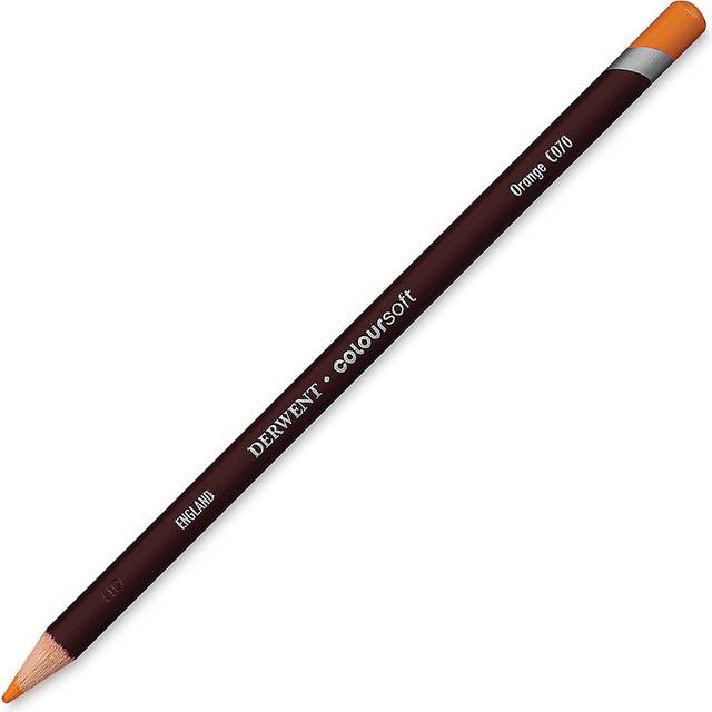 Derwent Coloursoft Pencil One Size Orange