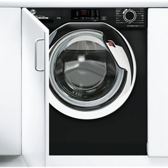 Hoover HBWS49D3ACBE-80 WASH 300 9kg 1400rpm Integrated Washing Machine - Black