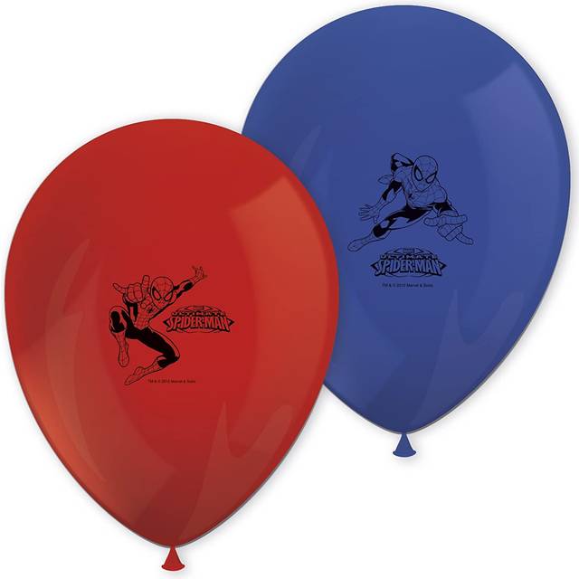 Luftballons "Spiderman", 8 Stk., 30cm