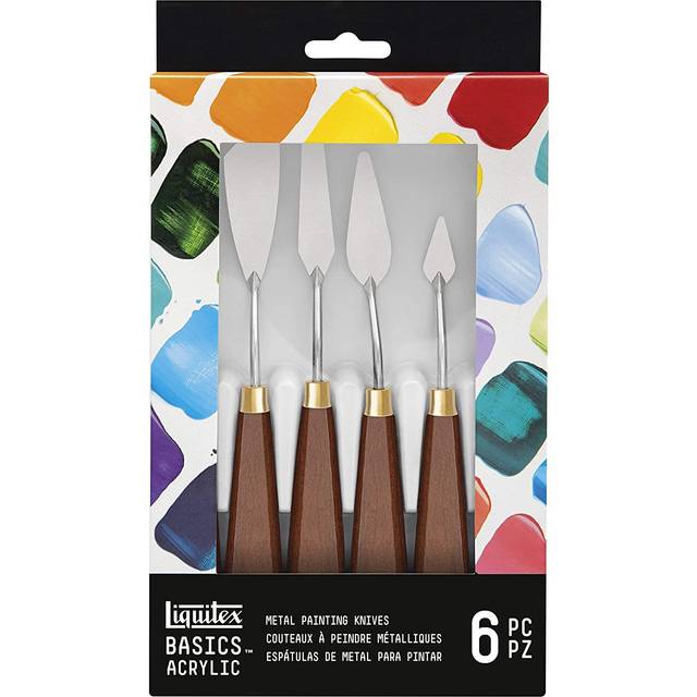 Liquitex Basics Set of 6 Metal Painting Knives