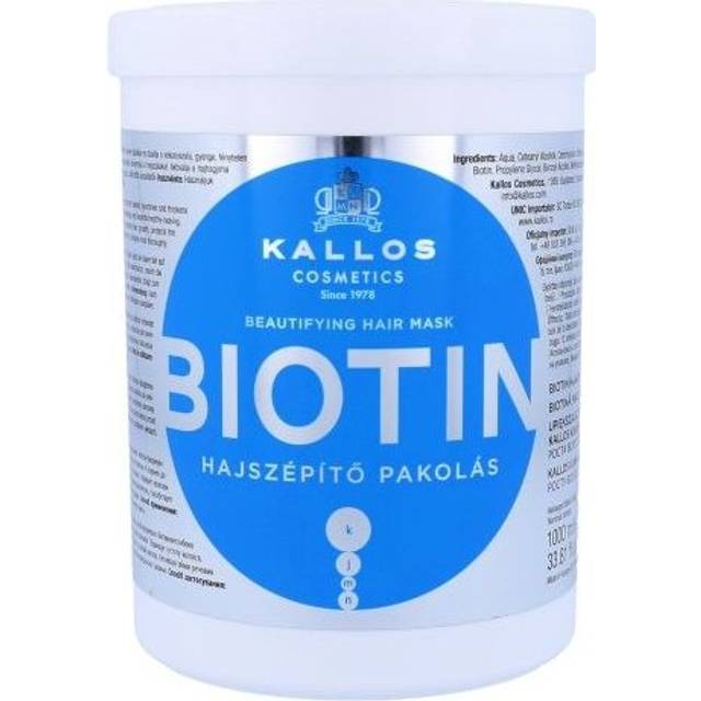 Kallos KJMN Biotin Beautifying Hair Mask 1000ml