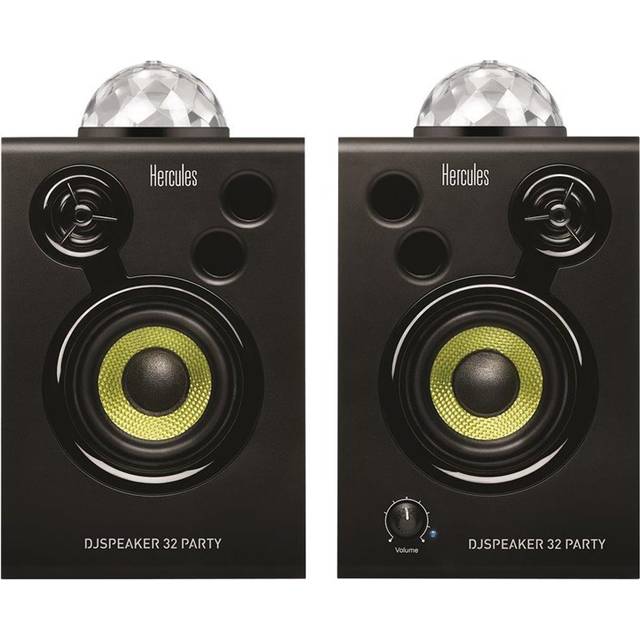 HERCULES DJSpeaker 32 Party Speakers - Black, Black