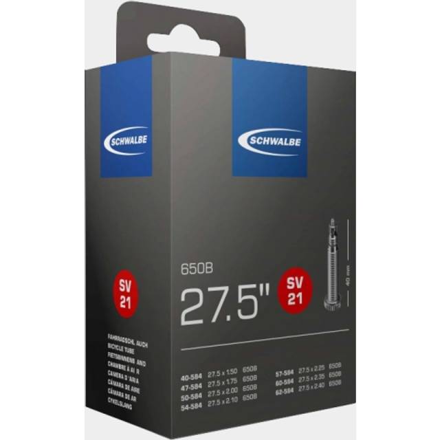 Schwalbe Presta Valve Inner Tube - Black