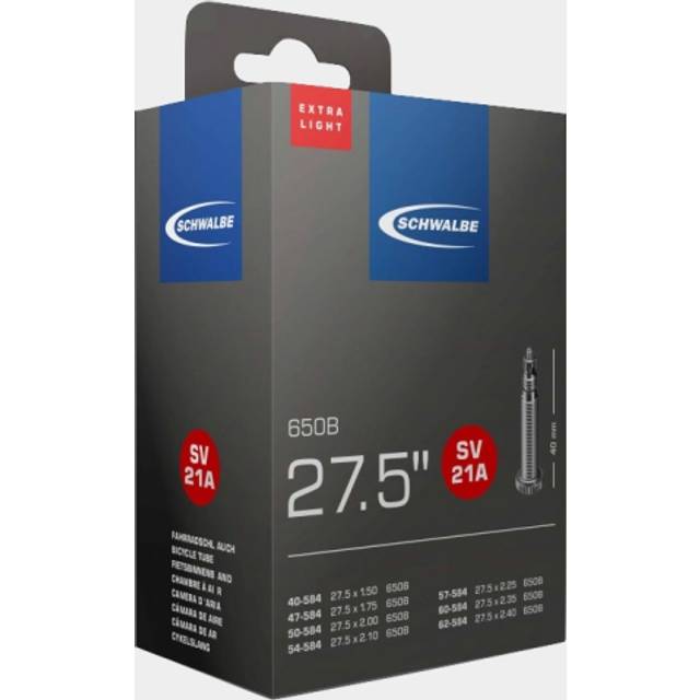 Schwalbe 27.5x1.5/2.4 Extra Light Inner Tube - Presta Valve