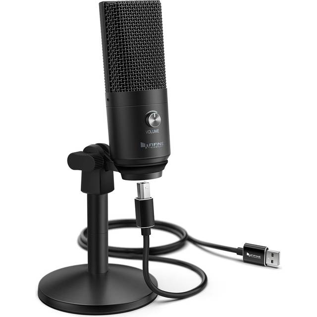Fifine K670B USB Condenser Mikrofon, svart edition
