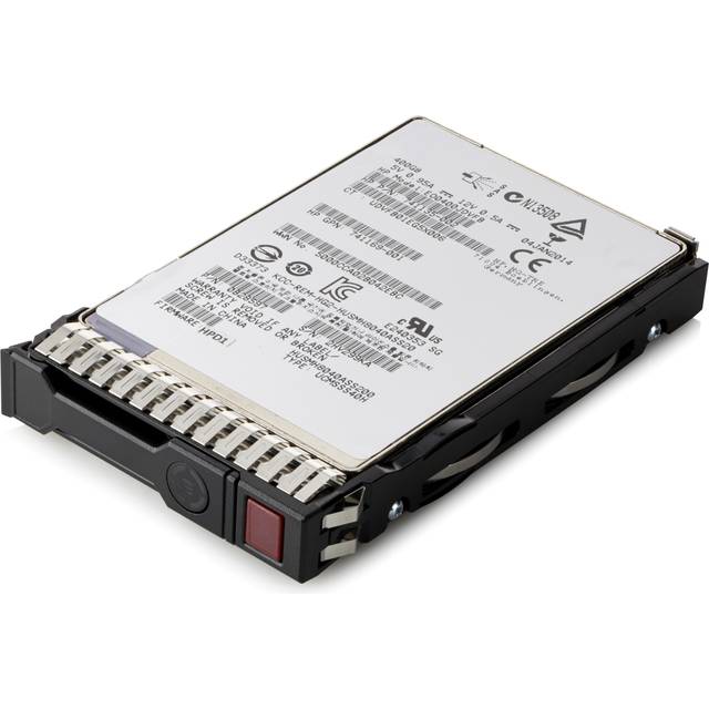 HPE Read Intensive - SSD-disk - 480 GB - kan bytas ut till het - 2,5 tum SFF - SATA 6 Gb/s - med HPE Smart Carrier
