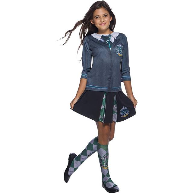 SLYTHERIN COSTUME TOP  - CHILDRENS - S